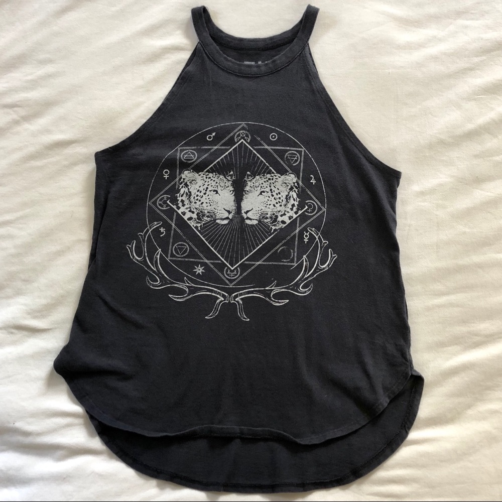 F.I.T. Muscle Tank Top Leopard 🐆 Tribal Print